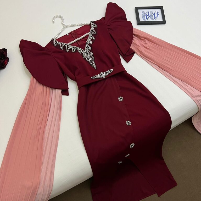 ⁦فساتين سهرة أكمام طويلة⁩ - الصورة ⁦2⁩