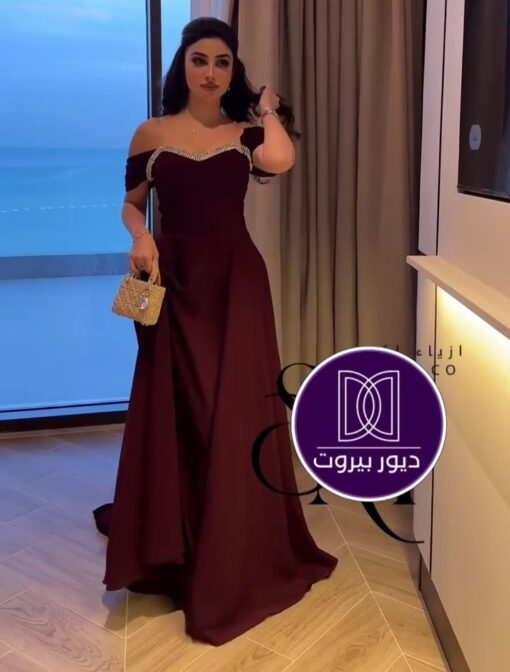 فساتين سهرة ناعمة