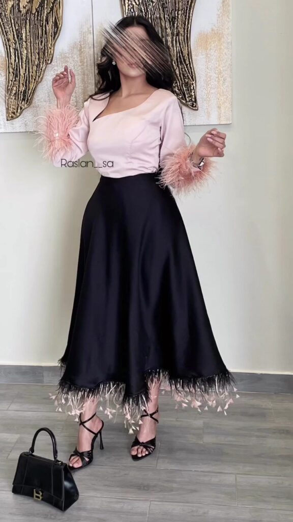 فستان سهرة ناعم