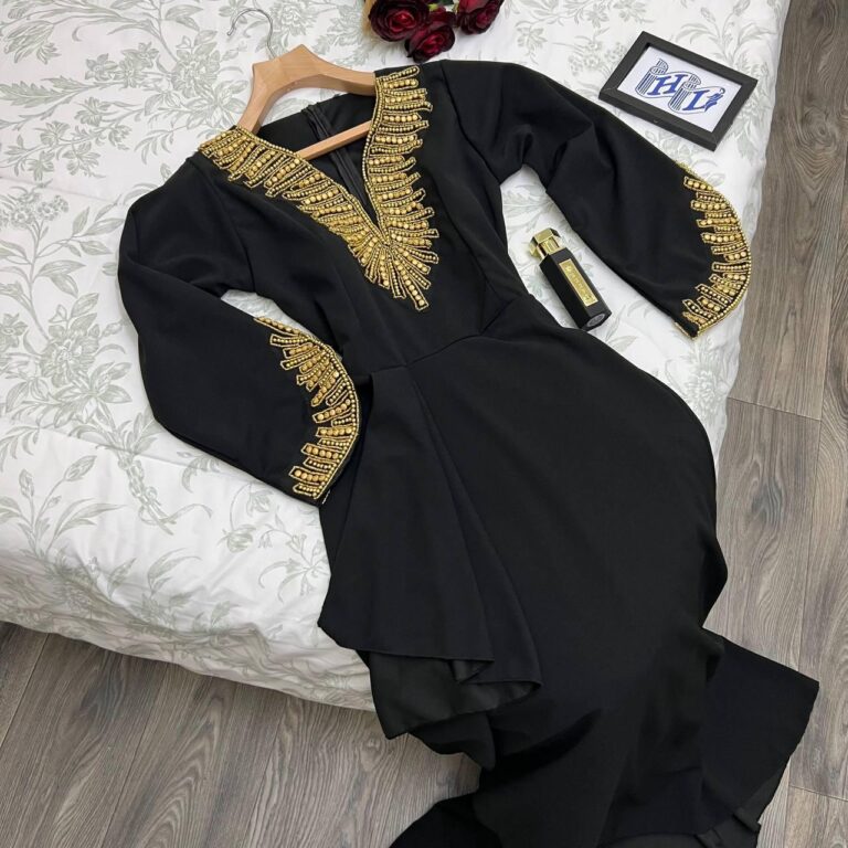 ⁦فساتين مناسبات لون اسود⁩ - الصورة ⁦3⁩