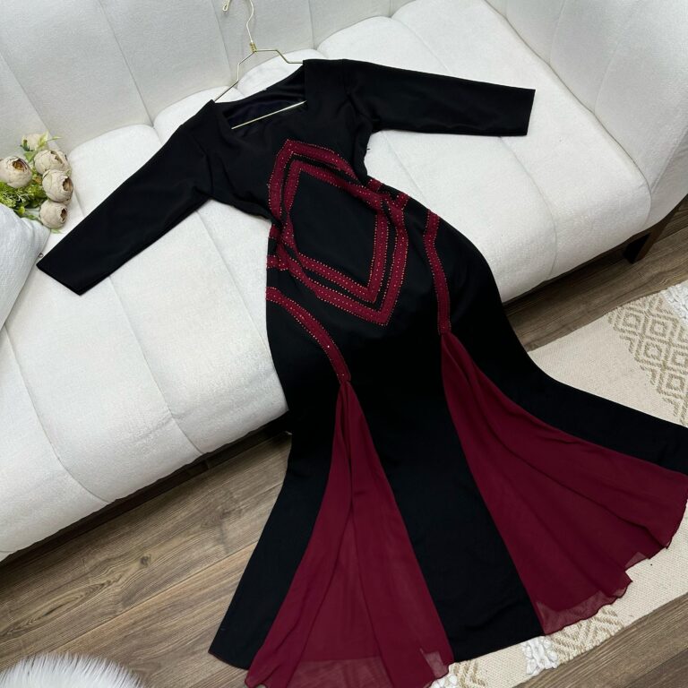 ⁦فساتين كريب استرتش⁩ - الصورة ⁦2⁩