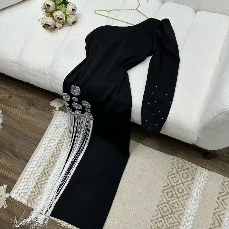 ⁦فساتين كريب استرتش⁩ - الصورة ⁦4⁩