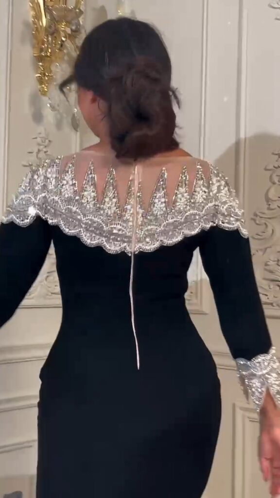 ⁦فستان كريب استرتش⁩ - الصورة ⁦6⁩