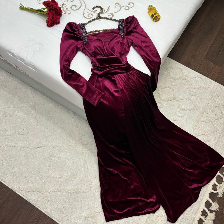 ⁦فساتين سهرة مخمل⁩ - الصورة ⁦4⁩