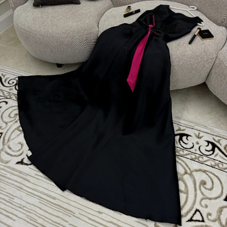 ⁦فساتين سهرة لون اسود⁩ - الصورة ⁦3⁩