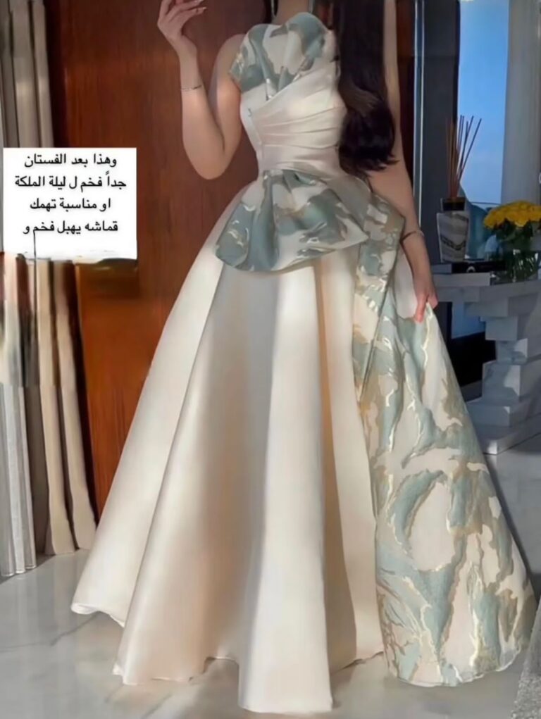⁦فستان سهرة منفوش⁩ - الصورة ⁦3⁩