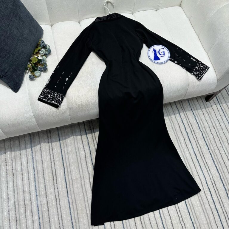 ⁦فساتين سهرة لون أسود⁩ - الصورة ⁦3⁩