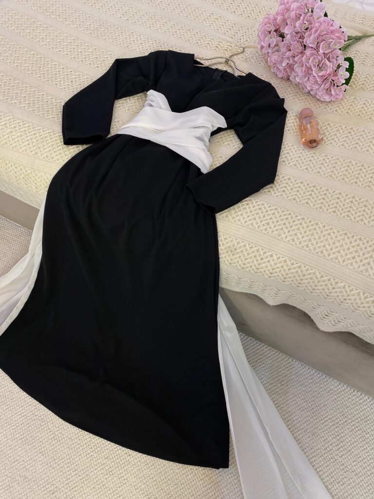 ⁦فساتين سهرة لون أسود⁩ - الصورة ⁦4⁩