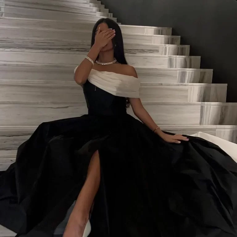 ⁦فساتين سهرة اسود جميل⁩ - الصورة ⁦2⁩