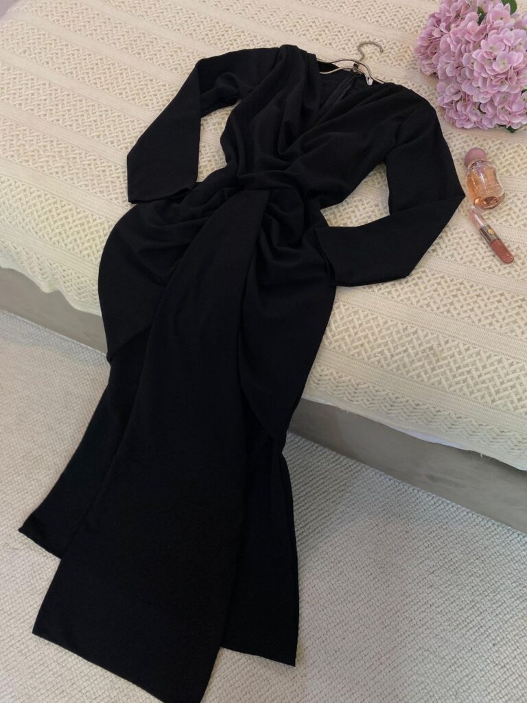 ⁦فساتين سهرة كريب استرتش⁩ - الصورة ⁦7⁩
