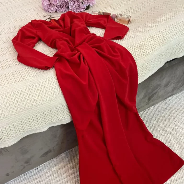 ⁦فساتين سهرة كريب استرتش⁩ - الصورة ⁦3⁩