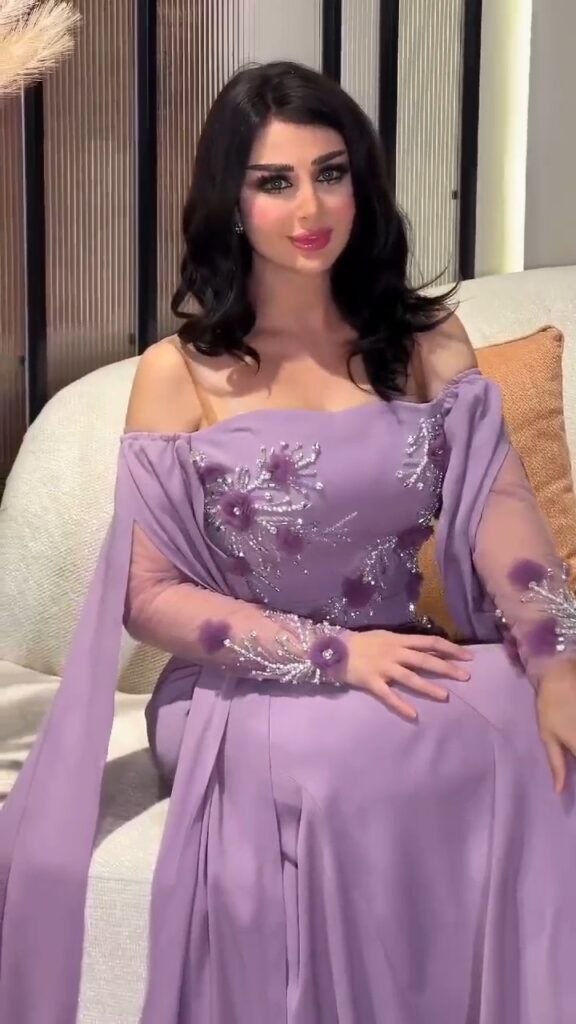 ⁦فساتين سهرة لون موف⁩ - الصورة ⁦2⁩