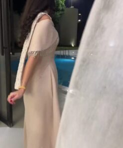 Alternative view of فستان سهرة لون بيج