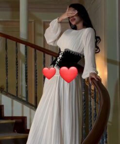 فستان سهرة لون ابيض