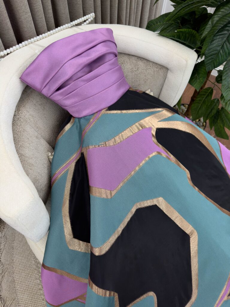 ⁦فساتين سهرة لون موف⁩ - الصورة ⁦3⁩