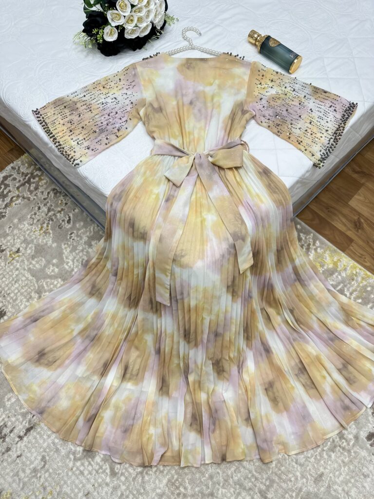 ⁦فساتين منابسات شيفون⁩ - الصورة ⁦2⁩