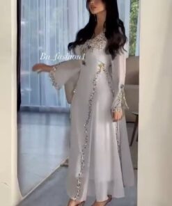 فستان سهرة لون ابيض