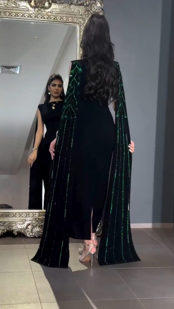 ⁦فستان اسود فخم وانيق⁩ - الصورة ⁦4⁩