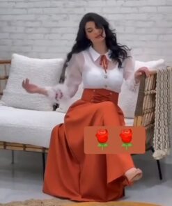 فستان سهرة حرير