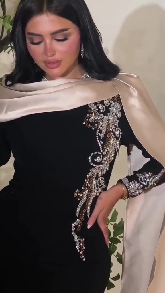⁦اجمل فساتين لون اسود⁩ - الصورة ⁦4⁩