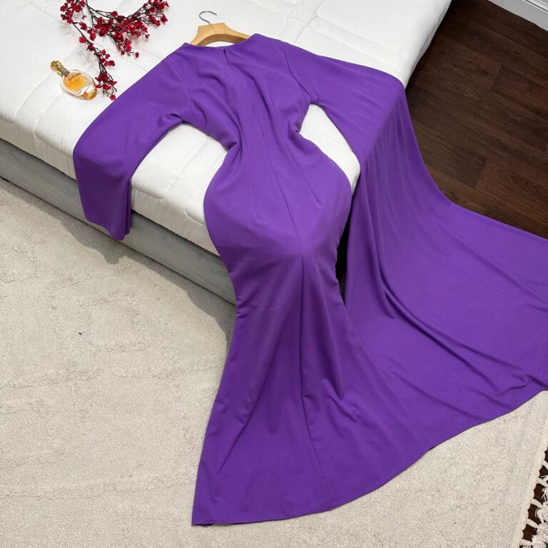 ⁦فستان سهرة لون موف⁩ - الصورة ⁦2⁩