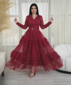 فستان سهرة تل