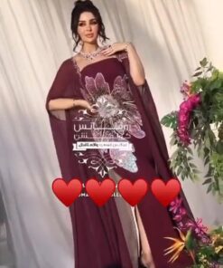 فستان سهرة ناعم ليكرا