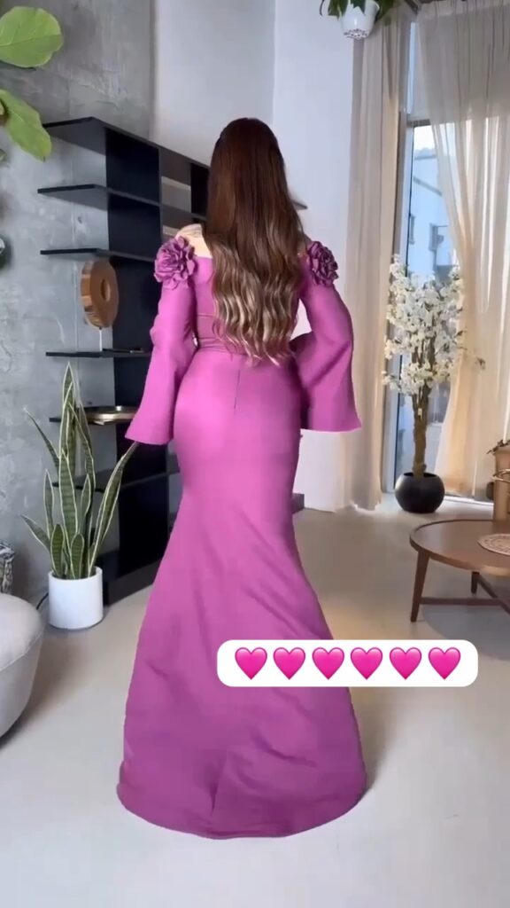 ⁦فساتين سهرة لون موف⁩ - الصورة ⁦7⁩