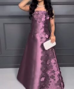 فستان سهرة لون موف