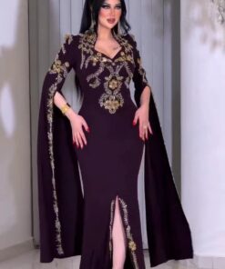 فستان سهرة لون موف
