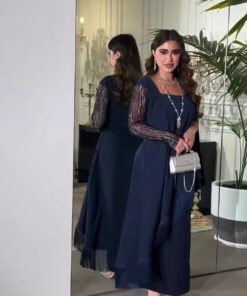 فساتين سهرة لون كحلي