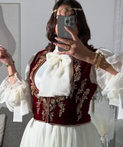 Alternative view of فستان سهرة لون أبيض