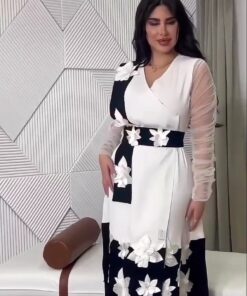 فساتين سهرة لون أبيض