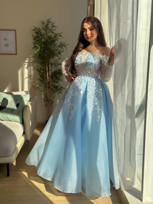 ⁦فستان سهرة منفوش⁩ - الصورة ⁦5⁩