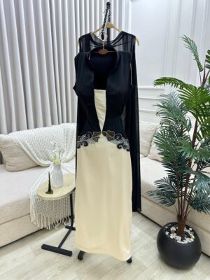 ⁦فستان سهرة ناعم⁩ - الصورة ⁦2⁩