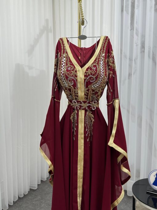 ⁦قفطان مغربي فاخر  تألقي بإطلالة أنثوية أنيقة⁩ - الصورة ⁦6⁩
