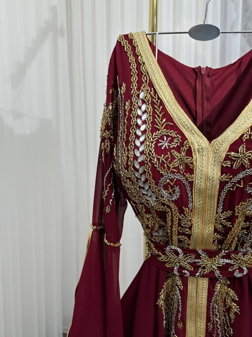 ⁦قفطان مغربي فاخر  تألقي بإطلالة أنثوية أنيقة⁩ - الصورة ⁦9⁩