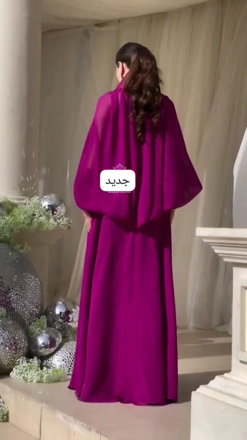 ⁦فستان بلون فوشيا جذاب ينبض بالأنوثة والجمال⁩ - الصورة ⁦2⁩