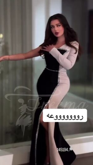 فستان سهرة لون اسود