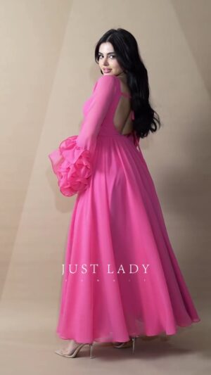 ⁦فستان سهرة ناعم⁩ - الصورة ⁦2⁩