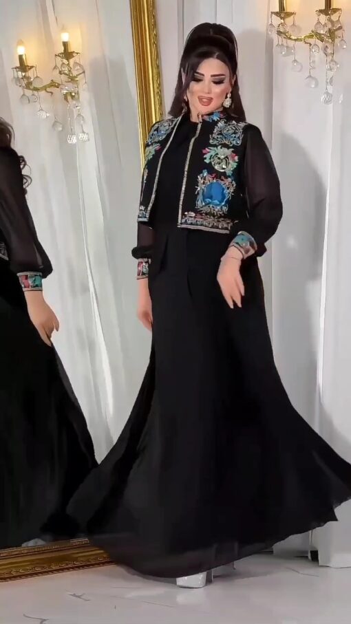 فستان سهرة لون أسود