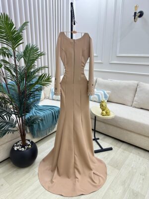 ⁦أجمل فستان سهرة بيج 2025⁩ - الصورة ⁦3⁩