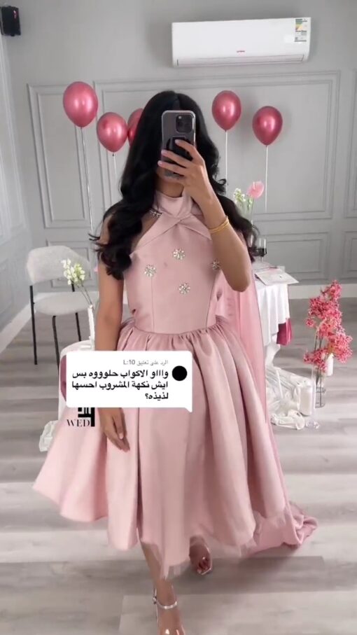 فستان سهرة قصير