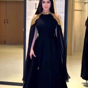 فستان سهرة كريب استرتش