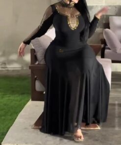 فستان سهرة لون اسود