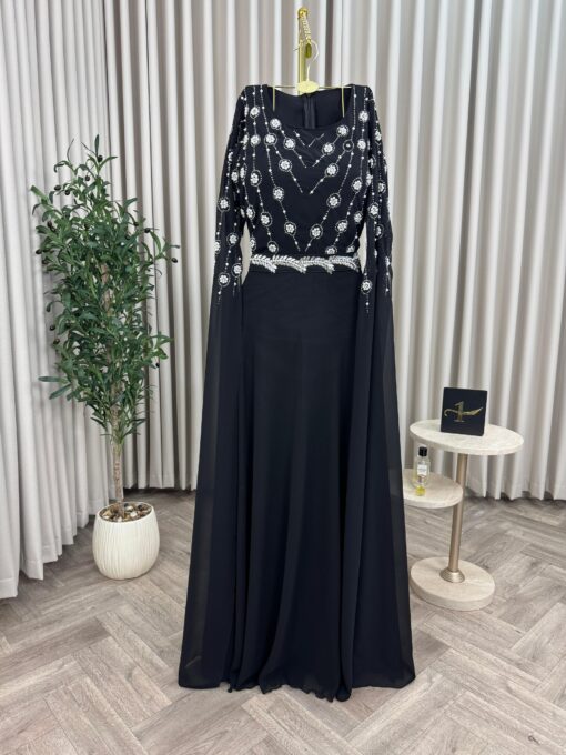 فستان سهرة لون اسود
