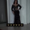 فستان سهرة لون اسود