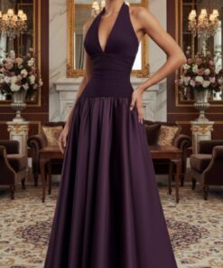 فستان سهرة لون بنفسجي