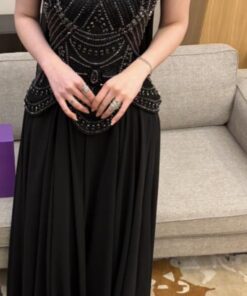 فستان سهرة لون اسود