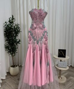 Alternative view of فستان سهرة بلون الوردي